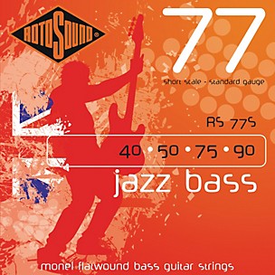 Rotosound RS77S Short Scale Jazz Bass Monel Flat Wound Strings