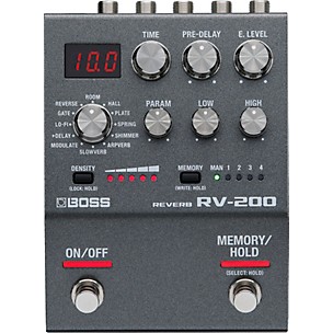 BOSS RV-200 200 Series Reverb Effects Pedal
