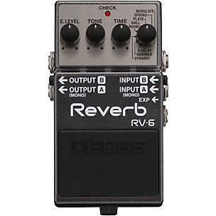 BOSS RV-6 Digital Delay/Reverb Guitar Effects Pedal