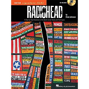 Hal Leonard Radiohead - Guitar Signature Licks - A Step-By-Step Breakdown Book/CD