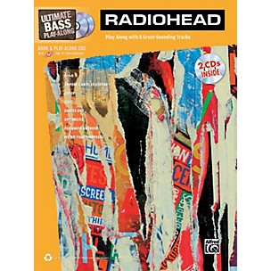 Alfred Radiohead Ultimate Play-Along Bass TAB Book & 2 CDs