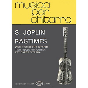 Editio Musica Budapest Ragtime. Two Pieces (Guitar Solo) EMB Series Composed by Scott Joplin