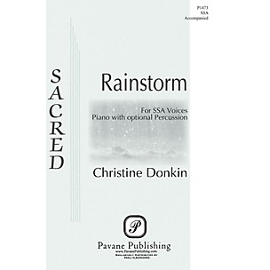 PAVANE Rainstorm SSA composed by Christine Donkin