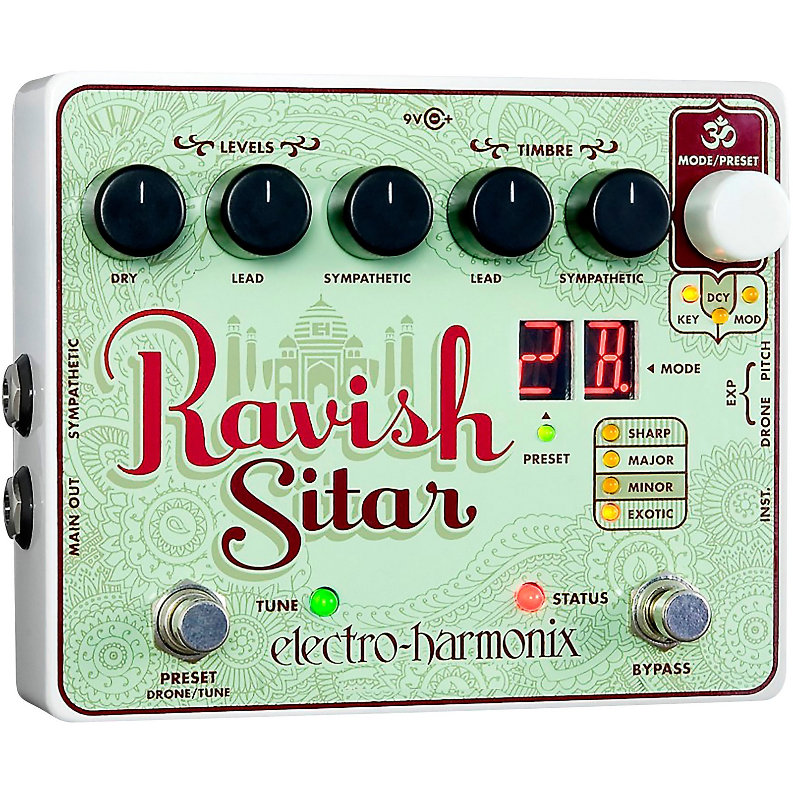 ギター Ravish Sitar Electro-Harmonix Ravish Sitar Synthesizer Guitar Effects