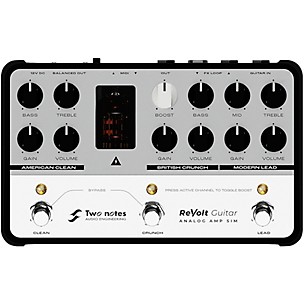 Two Notes Audio Engineering ReVolt 3-Channel All-Analog Guitar Simulator Pedal