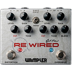 Wampler ReWired Brent Mason Distortion/Overdrive Effects Pedal