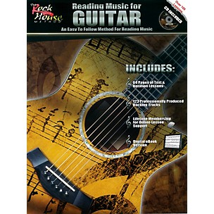 Rock House Reading Music for Guitar - An Easy to Follow Method for Reading Music (Book/Online Audio)