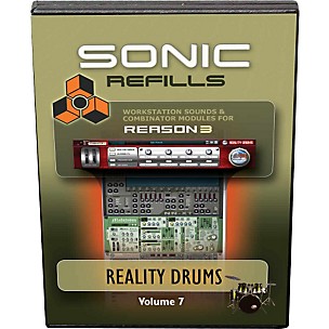 Sonic Reality Reason 3 Refills Vol. 07: Reality Drums