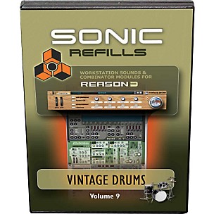 Sonic Reality Reason 3 Refills Vol. 09: Vintage Drums