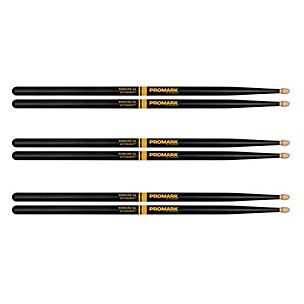 Promark Rebound Balance ActiveGrip Acorn Tip Drum Sticks 3-Pack