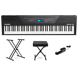 Alesis Recital Pro 88-Key Digital Piano Essentials Bundle