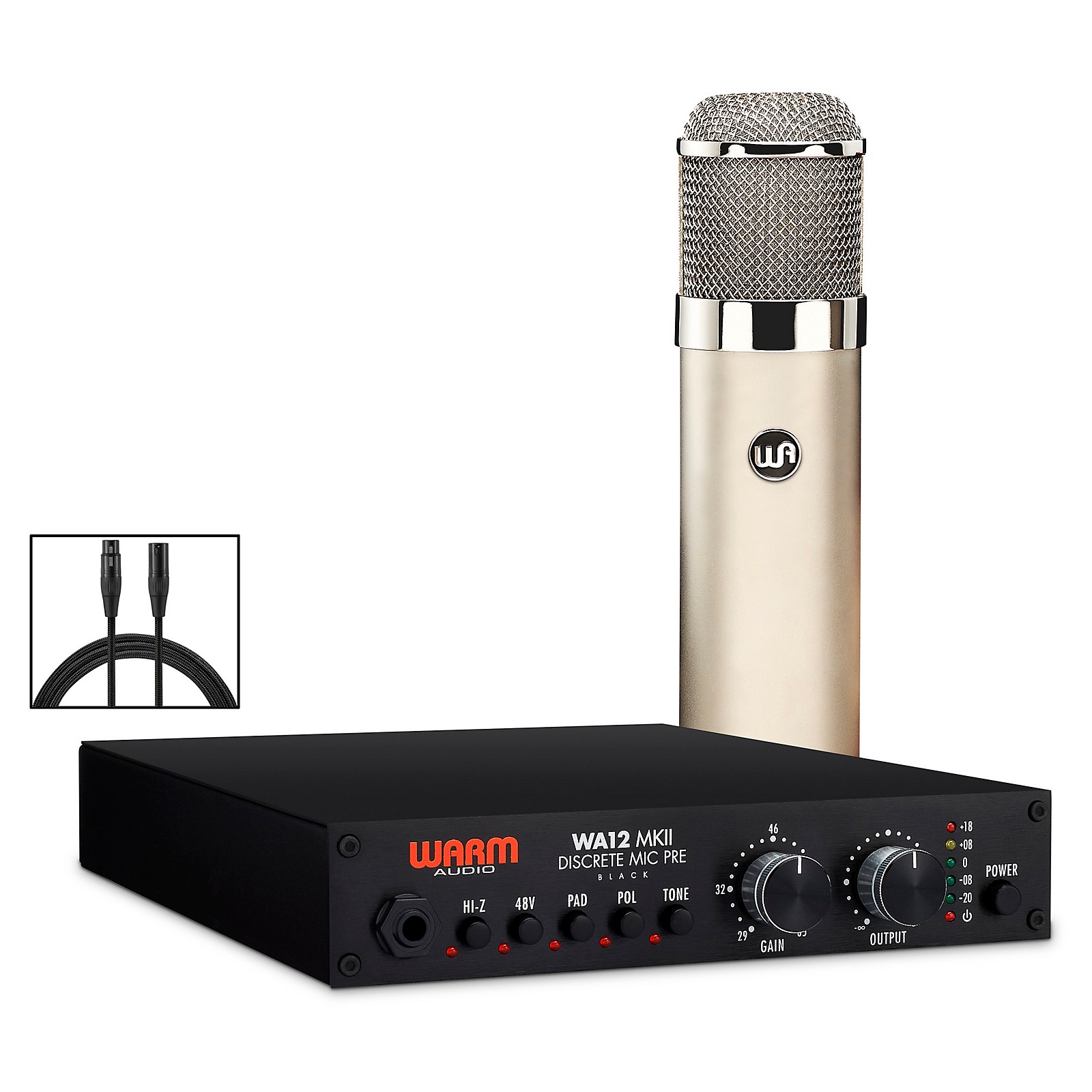 Warm Audio Recording Bundle With WA12-MKII Mic Pre, WA-47