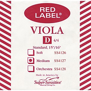 Super Sensitive Red Label Full Viola D String