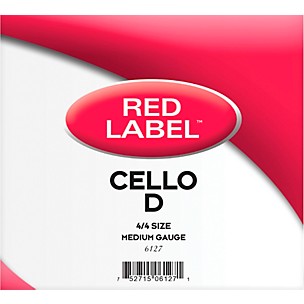 Super Sensitive Red Label Series Cello D String