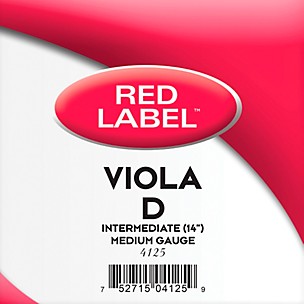 Super Sensitive Red Label Series Viola D String