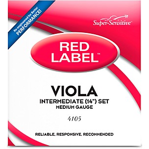 Super Sensitive Red Label Series Viola String Set