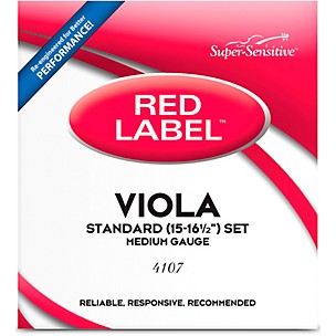 Super Sensitive Red Label Series Viola String Set