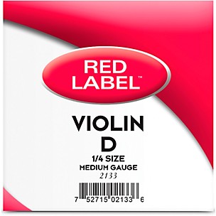 Super Sensitive Red Label Series Violin D String