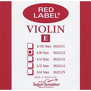 Super Sensitive Red Label Violin E String