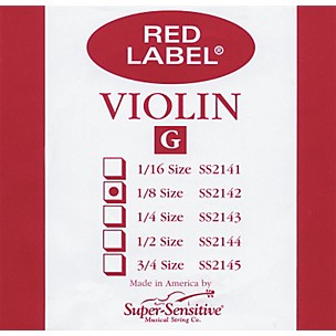Super Sensitive Red Label Violin G String
