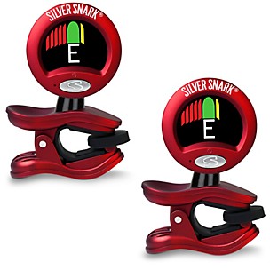 Snark Red Silver Snark Clip-On Tuner 2-Pack