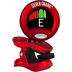 Snark Red Silver Snark Clip-On Tuner
