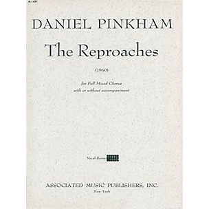 Associated Reproaches (1960) (SATB) SATB composed by Daniel Pinkham