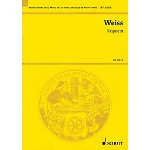 Schott Requiem Study Score Series Softcover Composed by Harald Weiss