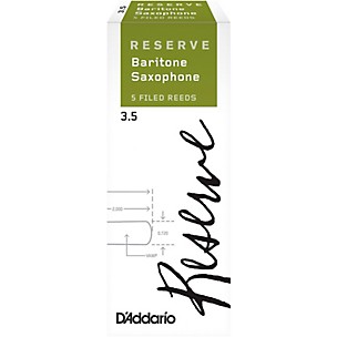 D'Addario Woodwinds Reserve Baritone Saxophone Reeds, 5-Pack
