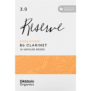 D'Addario Woodwinds Reserve Evolution, Bb Clarinet - Box of 10