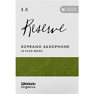 D'Addario Woodwinds Reserve, Soprano Saxophone Reeds - Box of 10