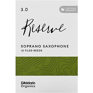 D'Addario Woodwinds Reserve, Soprano Saxophone Reeds - Box of 10