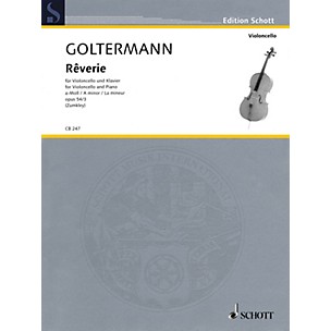Schott Reverie in A minor, Op. 54/3 (Violoncello and Piano) String Series Softcover