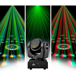 Venue Revolver Laser Dual-Sided Moving Head Effect Light With Laser and Moonflower