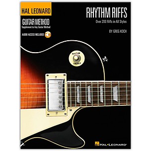 Hal Leonard Rhythm Riffs (Book/Online Audio)