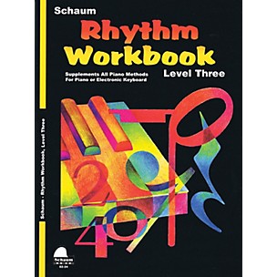 Schaum Rhythm Workbook (Level 3) Educational Piano Book by Wesley Schaum (Level Early Inter)