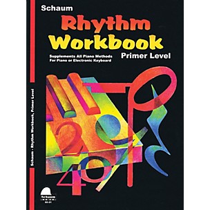 Schaum Rhythm Workbook (Primer) Educational Piano Book by Wesley Schaum (Level Elem)