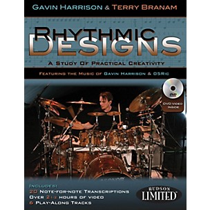 Hudson Music Rhythmic Designs By Gavin Harrison And Terry Branam Book/DVD