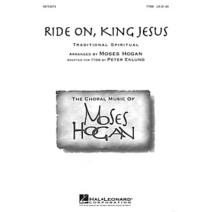 Hal Leonard Ride On, King Jesus TTBB arranged by Moses Hogan