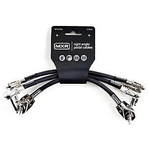 MXR Right Angle Patch Cable 3-Pack -