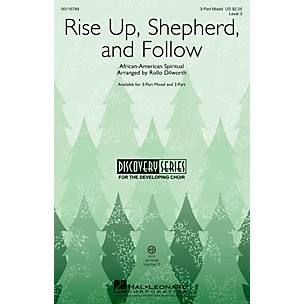 Hal Leonard Rise Up, Shepherd, and Follow (Discovery Level 3) 3-Part Mixed arranged by Rollo Dilworth