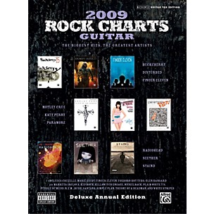 Alfred Rock Charts 2009 Deluxe Annual Edition Guitar Tab Book