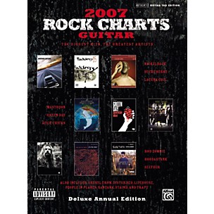 Alfred Rock Charts Guitar Tab Songbook 2007: Deluxe Annual Edition