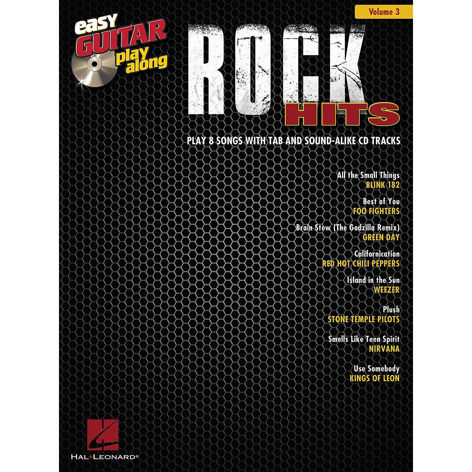 Hal Leonard Rock Hits Easy Guitar Play-Along Volume 3 Book/CD