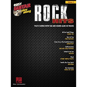 Hal Leonard Rock Hits Easy Guitar Play-Along Volume 3 Book/CD