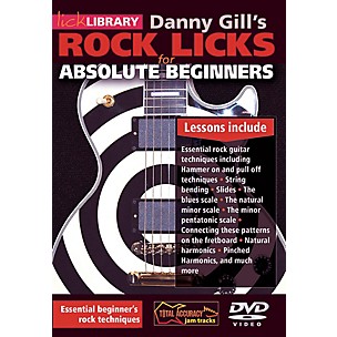 Hal Leonard Rock Licks For Absolute Beginners - Lick Library DVD