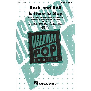 Hal Leonard Rock and Roll Is Here to Stay (Medley) 3-Part Mixed Arranged by Kirby Shaw