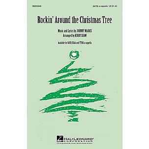 Hal Leonard Rockin' Around the Christmas Tree TTBB A Cappella Arranged by Kirby Shaw