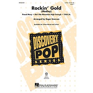 Hal Leonard Rockin' Gold (Medley) 2-Part arranged by Roger Emerson