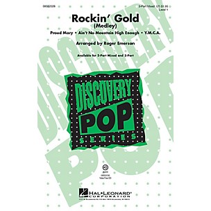 Hal Leonard Rockin' Gold (Medley) Discovery Level 1 3-Part Mixed arranged by Roger Emerson